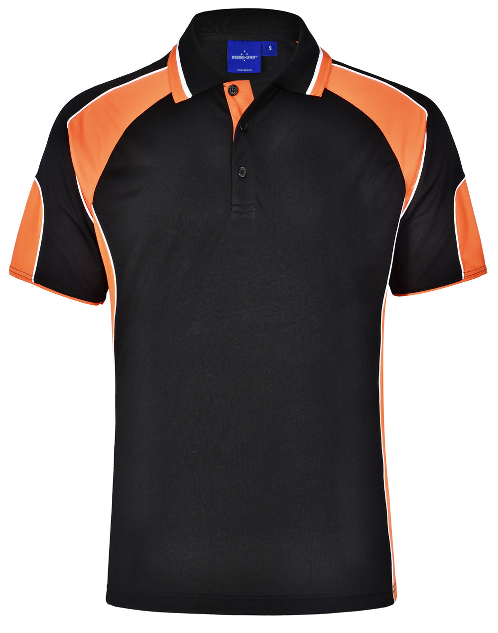 Winning Spirit Alliance Kids Cooldry Contrast Short Sleeve With Sleeve Panels Polo-(PS61K)