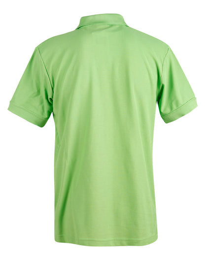 Winning Spirit Men's TrueDry® Solid Colour Pique Polo 1st (12 Colour)-PS63