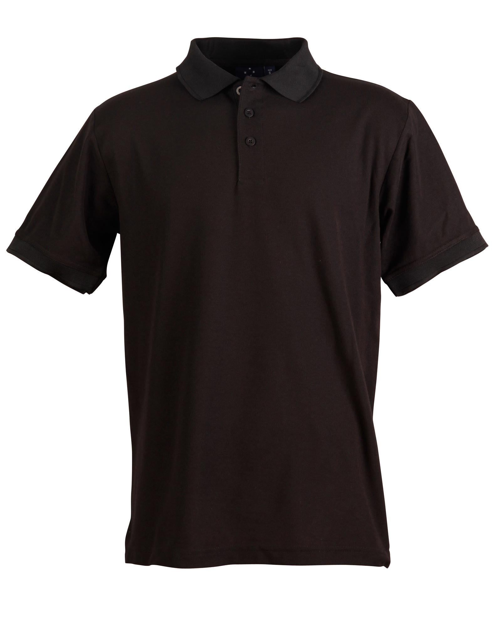 Winning Spirit Men's TrueDry® Solid Colour Pique Polo 1st (12 Colour)-PS63