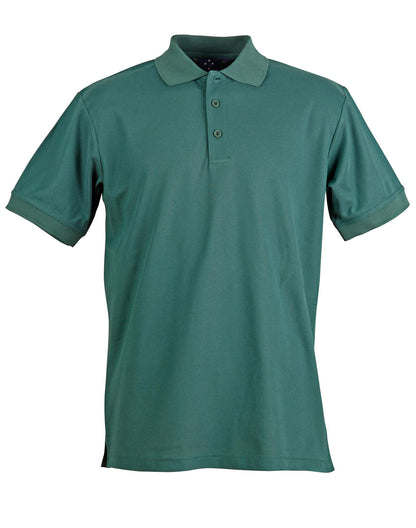 Winning Spirit Men's TrueDry® Solid Colour Pique Polo 1st (12 Colour)-PS63
