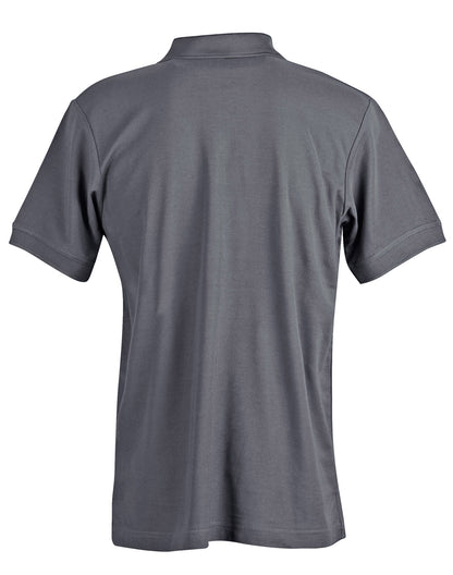 Winning Spirit Men's TrueDry® Solid Colour Pique Polo 1st (12 Colour)-PS63