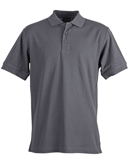 Winning Spirit Men's TrueDry® Solid Colour Pique Polo 1st (12 Colour)-PS63