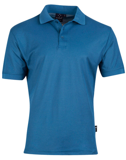 Winning Spirit Men's TrueDry® Solid Colour Pique Polo 1st (12 Colour)-PS63