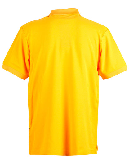 Winning Spirit Men's TrueDry® Solid Colour Pique Polo 1st (12 Colour)-PS63