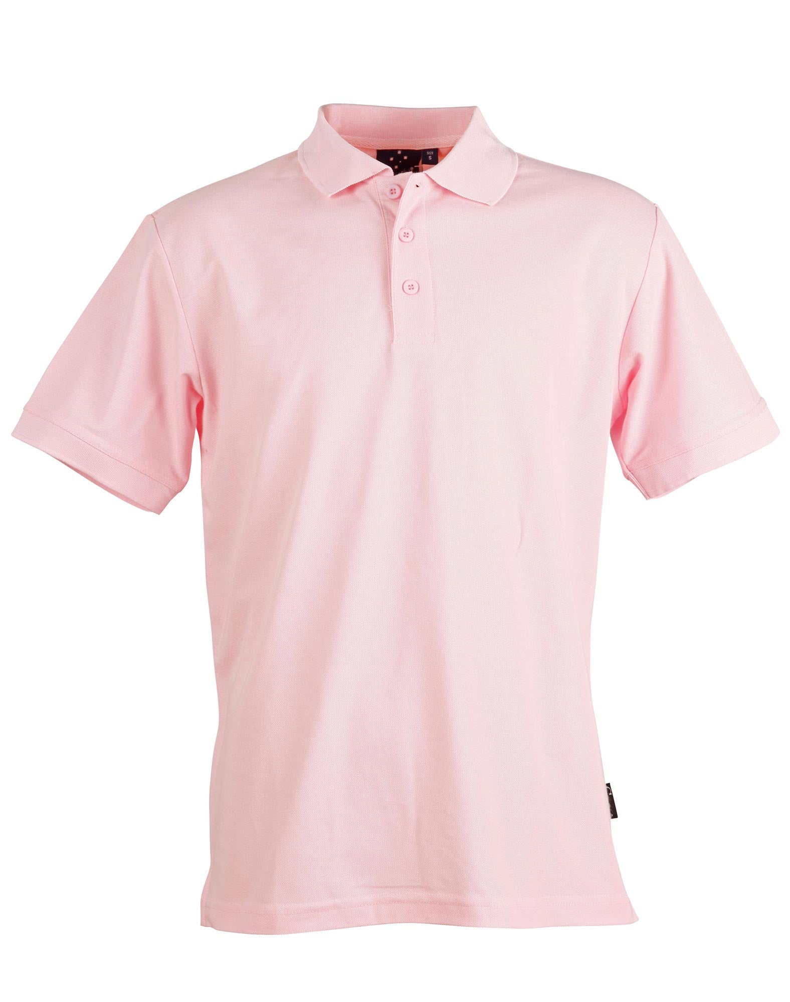 Winning Spirit Men's TrueDry® Solid Colour Pique Polo 1st (12 Colour)-PS63