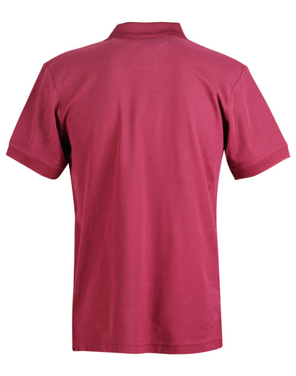 Winning Spirit Men's TrueDry® Solid Colour Pique Polo 1st (12 Colour)-PS63