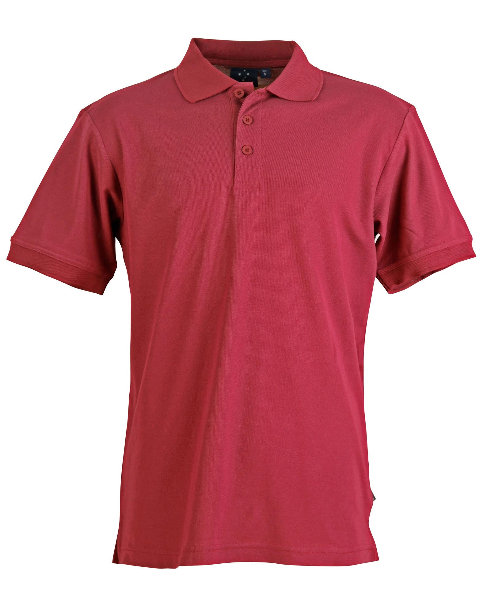 Winning Spirit Men's TrueDry® Solid Colour Pique Polo 1st (12 Colour)-PS63