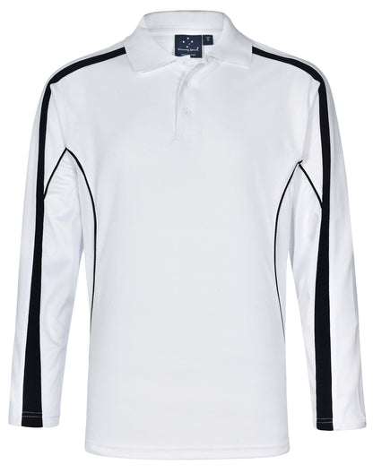 Winning Spirit Men's TrueDry® Long sleeve Polo-(PS69)