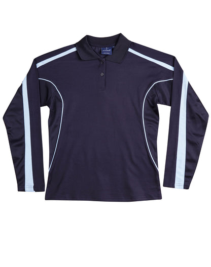 Winning Spirit Ladies' TrueDry® Long Sleeve Polo-(PS70)