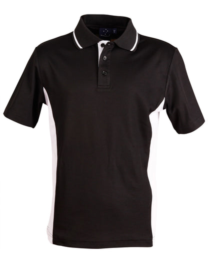 Winning Spirit Teammate Truedry Contrast Short Sleeve Kids Polo-(PS73K)