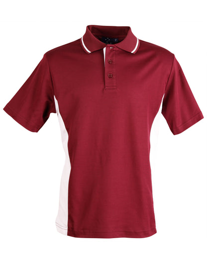 Winning Spirit Teammate Truedry Contrast Short Sleeve Kids Polo-(PS73K)