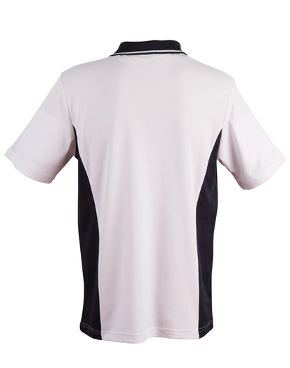 Winning Spirit Men's TrueDry® Contrast Short Sleeve Polo (2nd 3 Colours)-(PS73)