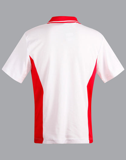 Winning Spirit Men's TrueDry® Contrast Short Sleeve Polo (2nd 3 Colours)-(PS73)