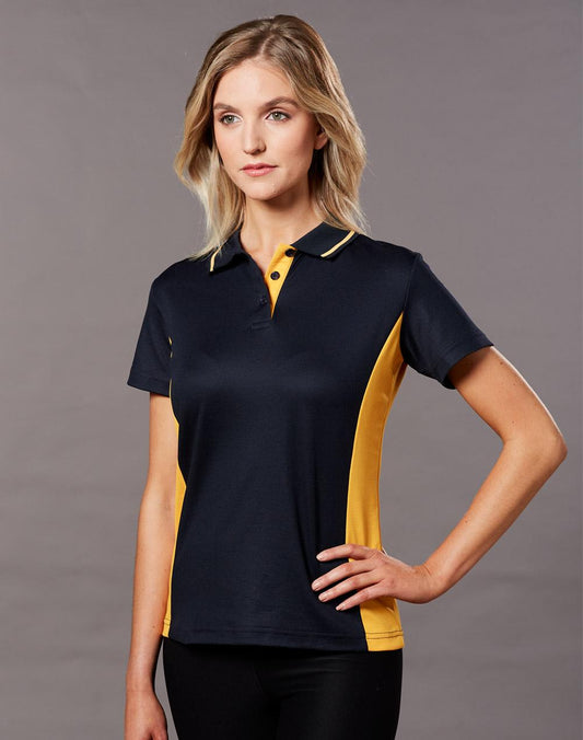 Winning Spirit Women's TrueDry® Contrast Short Sleeve Polo-(PS74)