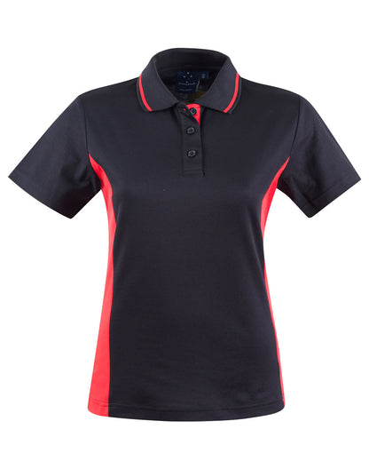 Winning Spirit Women's TrueDry® Contrast Short Sleeve Polo-(PS74)