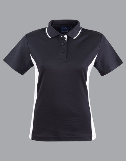 Winning Spirit Women's TrueDry® Contrast Short Sleeve Polo-(PS74)