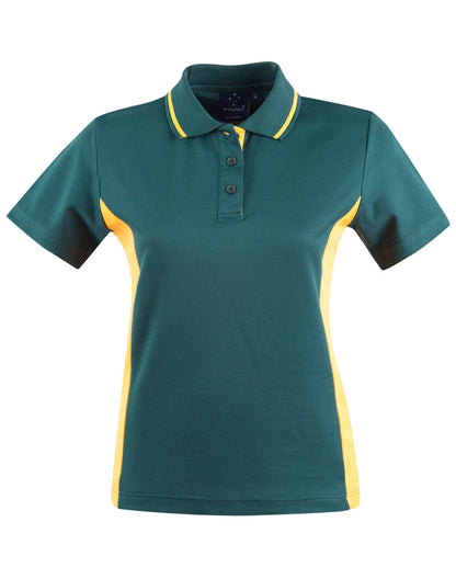 Winning Spirit Women's TrueDry® Contrast Short Sleeve Polo-(PS74)