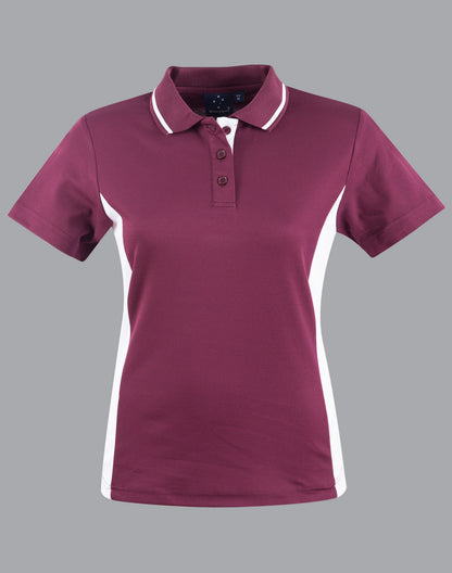 Winning Spirit Women's TrueDry® Contrast Short Sleeve Polo-(PS74)