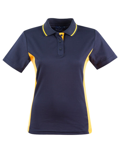 Winning Spirit Women's TrueDry® Contrast Short Sleeve Polo-(PS74)