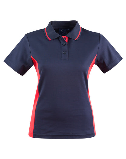 Winning Spirit Women's TrueDry® Contrast Short Sleeve Polo-(PS74)