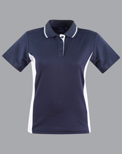 Winning Spirit Women's TrueDry® Contrast Short Sleeve Polo-(PS74)