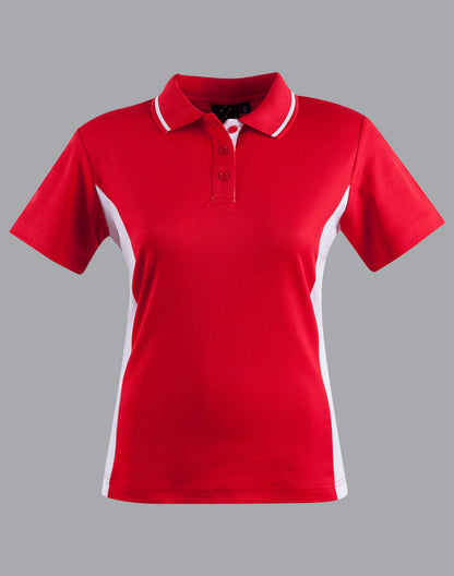 Winning Spirit Women's TrueDry® Contrast Short Sleeve Polo-(PS74)