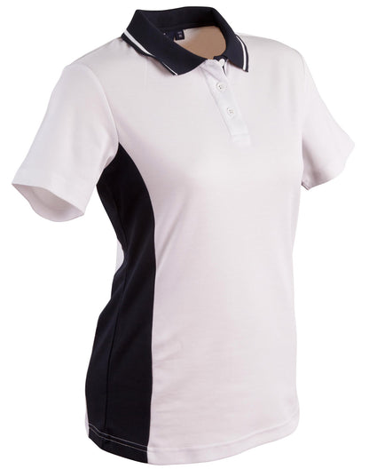 Winning Spirit Women's TrueDry® Contrast Short Sleeve Polo-(PS74)