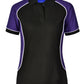 Winning Spirit Women's TrueDry® Tri-colour Short Sleeve Pique Polo-(PS78)