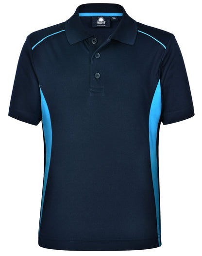 Winning Spirit Kids' Cooldry Short Sleeve Contrast Polo-(PS79K)