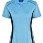 Winning Spirit Ladies' CoolDry Short Sleeve Contrast Polo 1st (11 Colour)-(PS80)