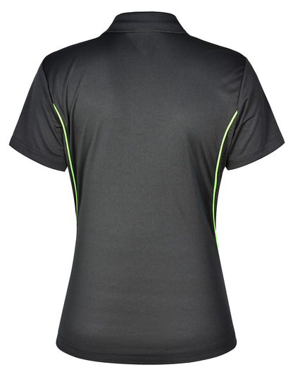 Winning Spirit Ladies' CoolDry Short Sleeve Contrast Polo-(PS80)