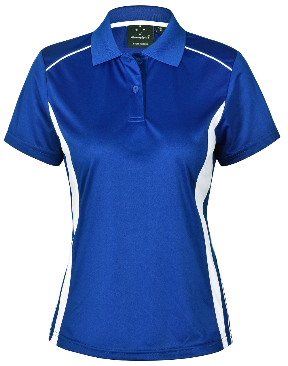 Winning Spirit Ladies' CoolDry Short Sleeve Contrast Polo-(PS80)