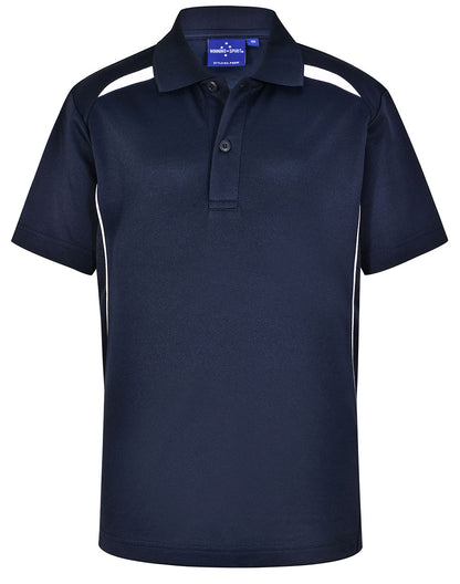 Winning Spirit Kids Sustainable Poly/Cotton Contrast SS Polo (PS93K)