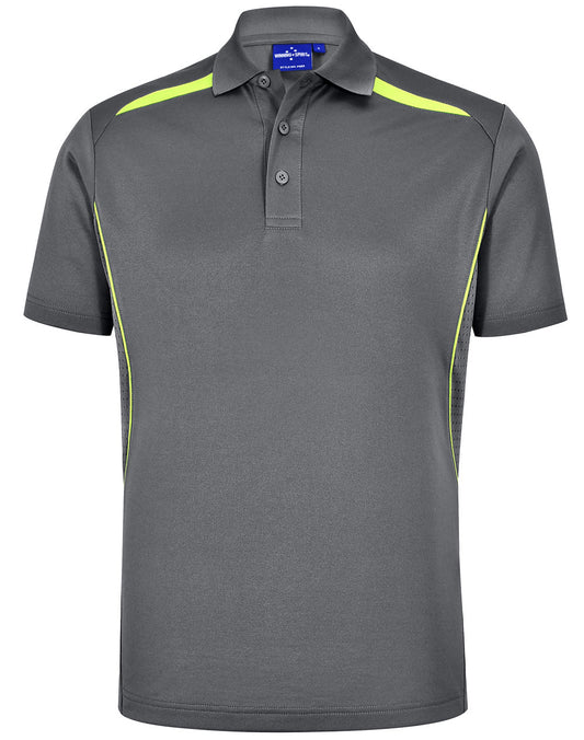 Winning Spirit Mens Sustainable Poly/Cotton Contrast SS Polo-(PS93)