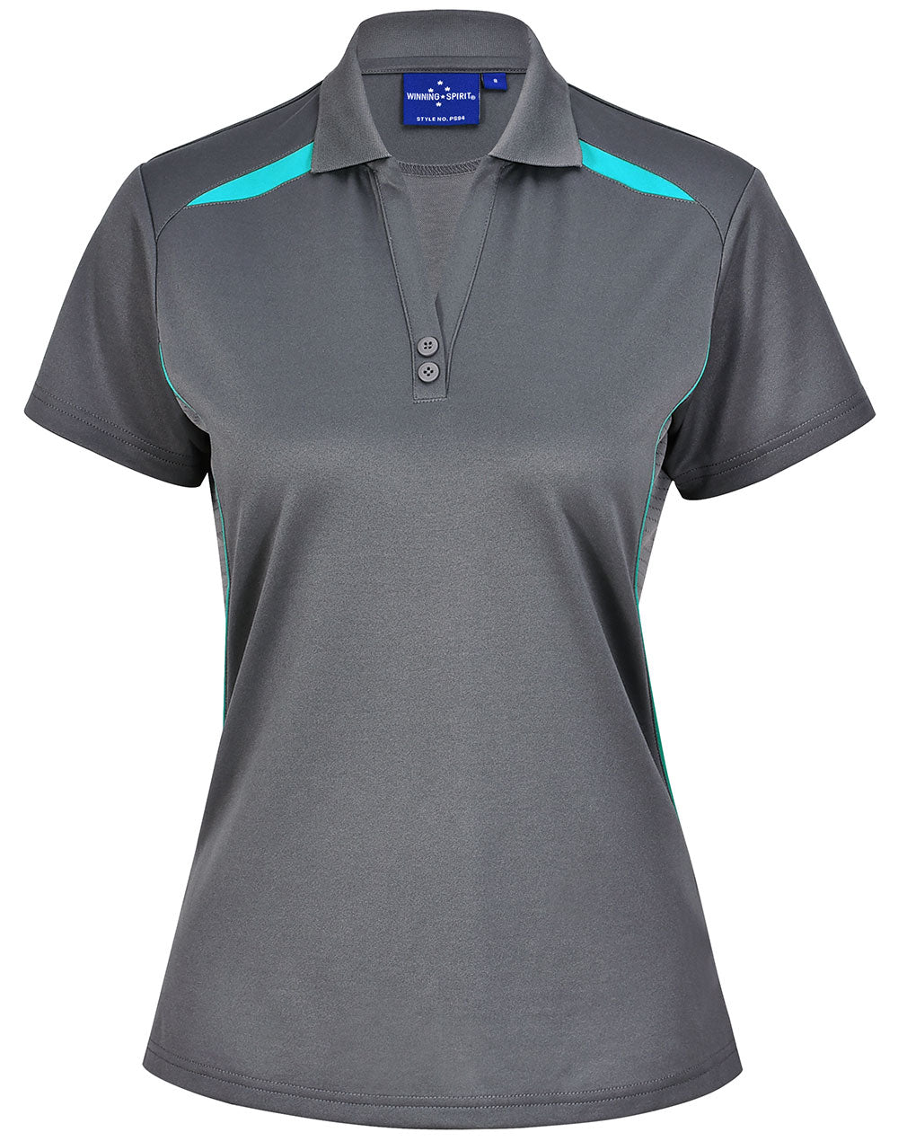 Winning Spirit Ladies Sustainable Poly/Cotton Contrast SS Polo 1st (10 colour)-(PS94)