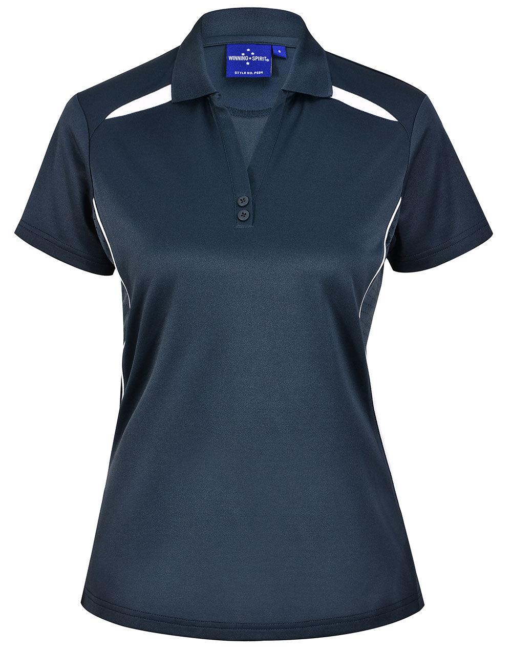 Winning Spirit Ladies Sustainable Poly/Cotton Contrast SS Polo 1st (10 colour)-(PS94)