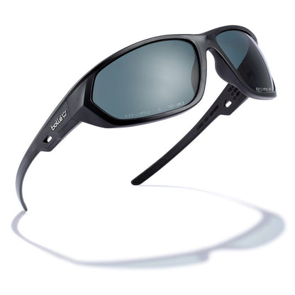 Bolle Safety Komet Polarized Pc As Lens Black Frame - Soft Drawstring Pouch - (PSSKOMEP01)