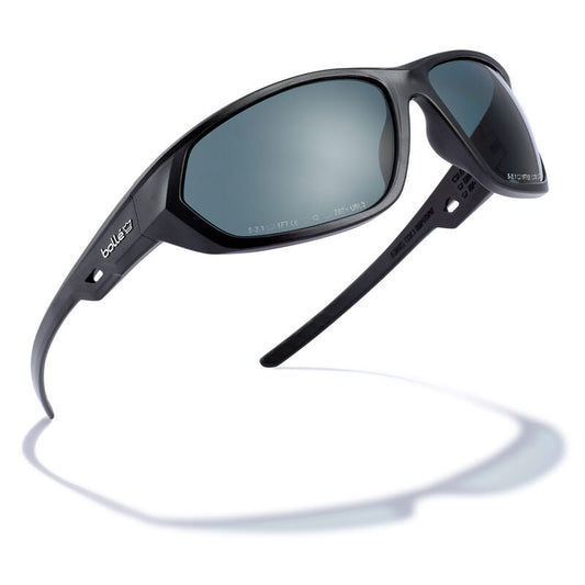 Bolle Safety Komet Polarized Pc As Lens Black Frame - Soft Drawstring Pouch - (PSSKOMEP01)