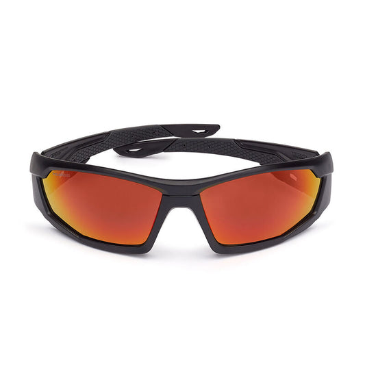 Bolle Safety Mercuro Grey / Black Temples Fire Flash (Red Flash) Polarised Lens - Soft Drawstring Pouch - (PSSMERCP09)