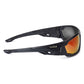 Bolle Safety Mercuro Grey / Black Temples Fire Flash (Red Flash) Polarised Lens - Soft Drawstring Pouch - (PSSMERCP09)