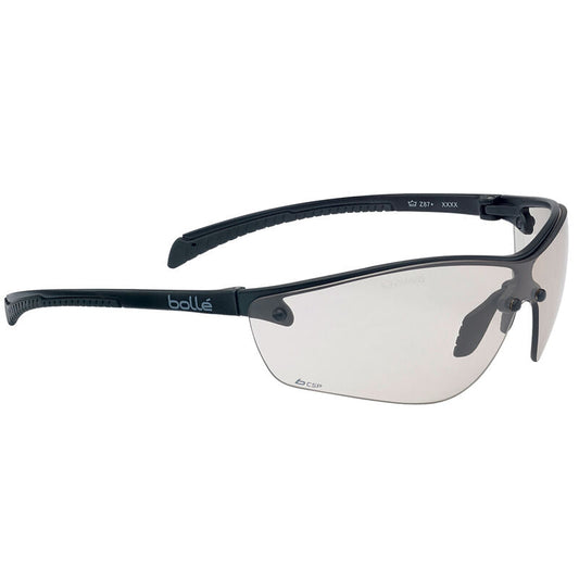 Bolle Safety Silium+ Bssi Platinum Asaf Copper (Csp) Lens W/Matt Black Temples - Soft Drawstring Pouch - (PSSSILIC13B)