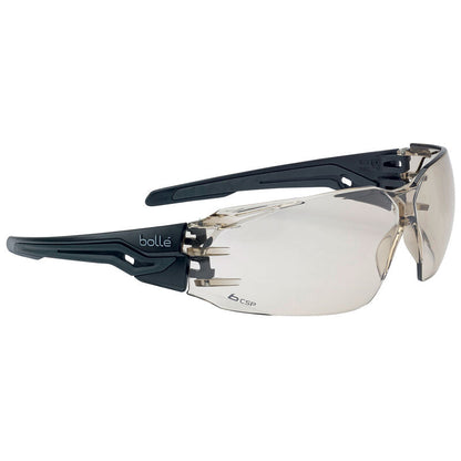 Bolle Safety Silex+ Bssi Platinum Asaf Copper (Csp) Lens W/Matt Black Temples - Soft Drawstring Pouch - (PSSSILPC13B)
