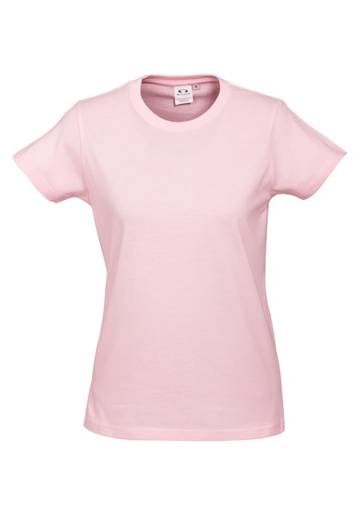 Biz Collection-Biz Collection Ladies Ice Tee 2nd  ( 10 Colour )-Pink / 6-Uniform Wholesalers - 6