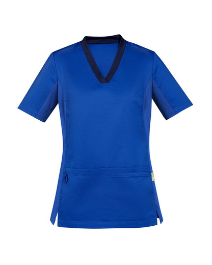 Biz Care Womens Riley V-neck Scrub Top (CST043LS)