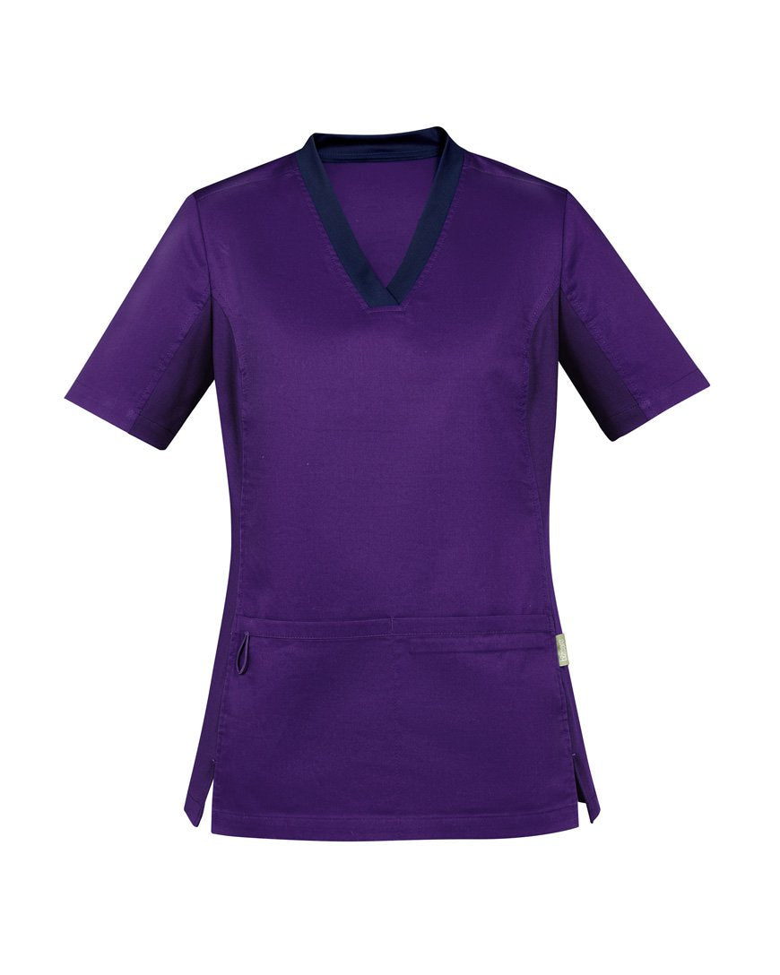 Biz Care Womens Riley V-neck Scrub Top (CST043LS)