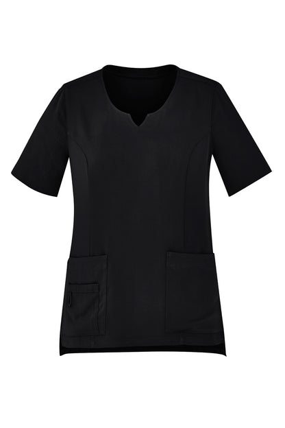 Biz Care Womens Avery Round Neck Scrub Top (CST942LS)