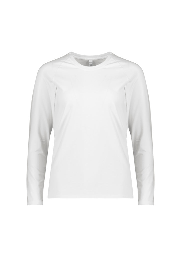 Biz Care Performance Womens Cotton Long Sleeve Tee (CT247LL)