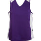 Australian Spirit-Aus Spirt Olympikool Ladies Singlet 2nd ( 9 Colour )-Purple/White / 8-Uniform Wholesalers - 6