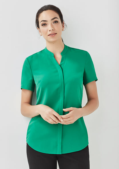 Biz Corporate Womens Juliette S/S Blouse RB977LS