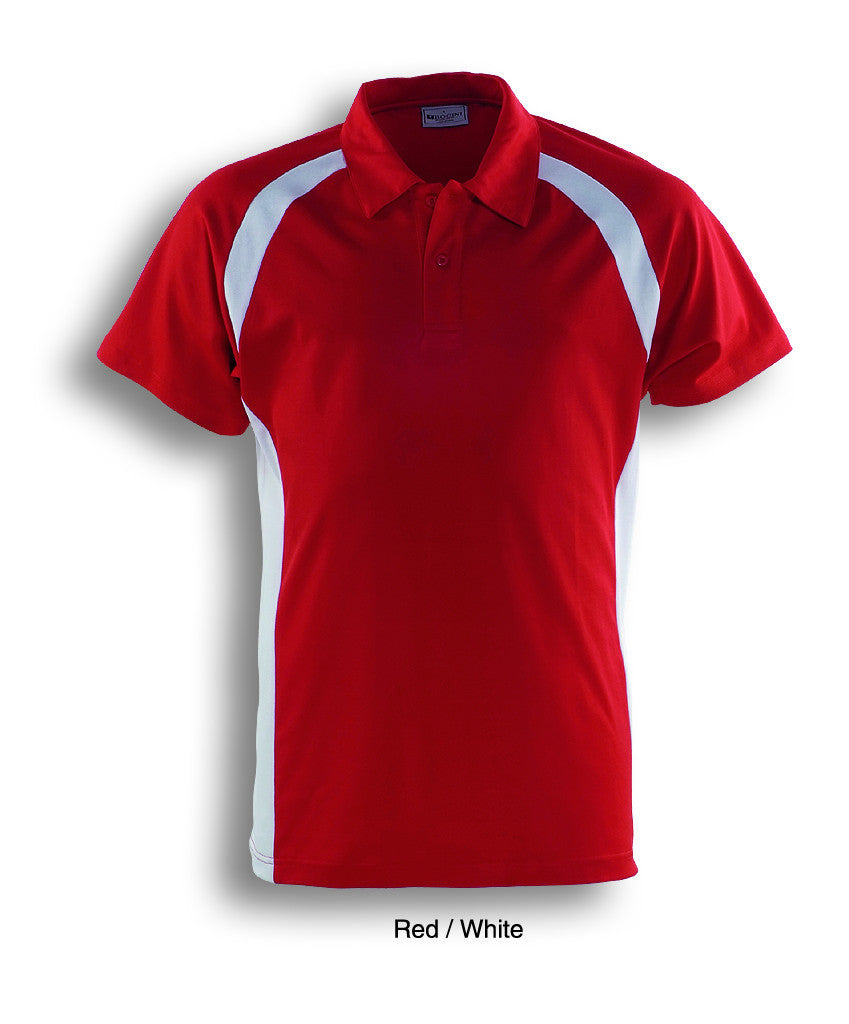 Bocini Ladies Team Essentials Short Sleeve Contrast Panel Polo -(CP0929)